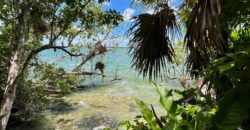 Lagoon front land for sale in Bacalar